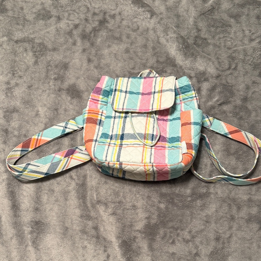 Vera Bradley Plaid Mini Backpack